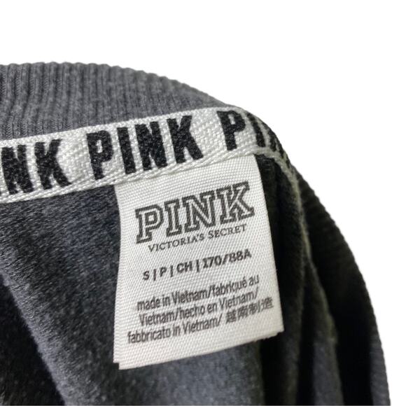 Victoria's Secret Pink Cold Shoulder Sweatshirt Size Small (2472) - Picture 4 of 4